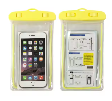 Customized Brand New Clear IPX8 Waterproof PVC Mobile Phone bag waterproof cell phone case bag