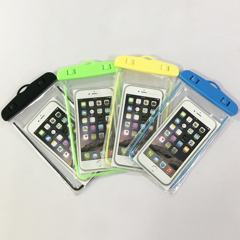 Customized Brand New Clear IPX8 Waterproof PVC Mobile Phone bag waterproof cell phone case bag