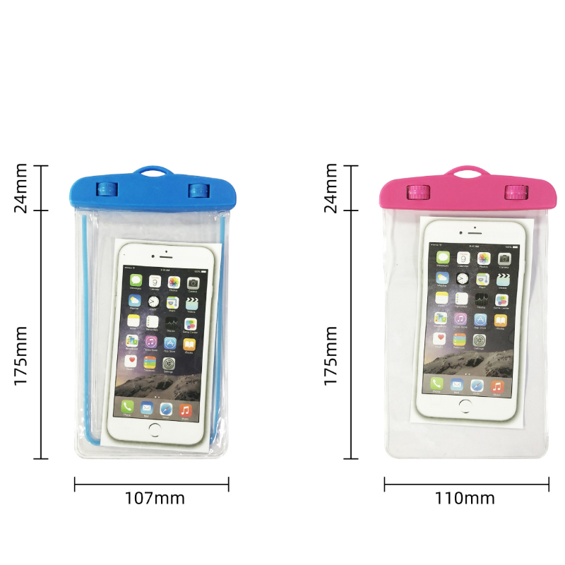 Customized Brand New Clear IPX8 Waterproof PVC Mobile Phone bag waterproof cell phone case bag