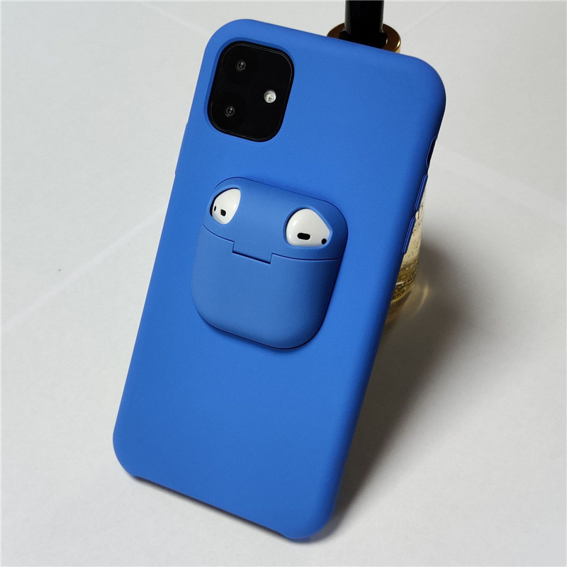 Colorful Silicone Phone Case Earphone Cover Headset Shell