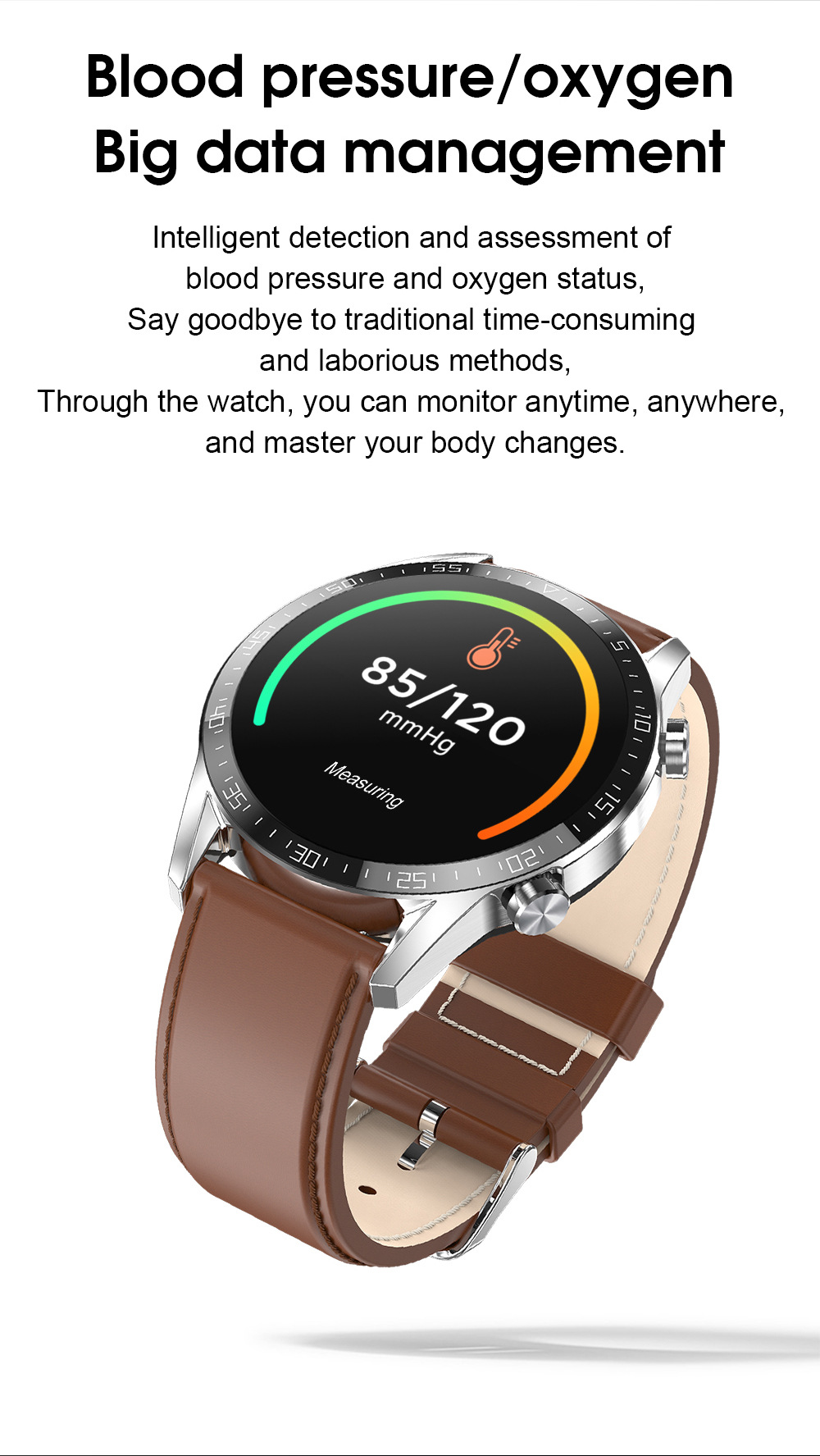 T03  SmartWatch 24 hours continuous temperature  Business watch ECG PPG  Sport Watches