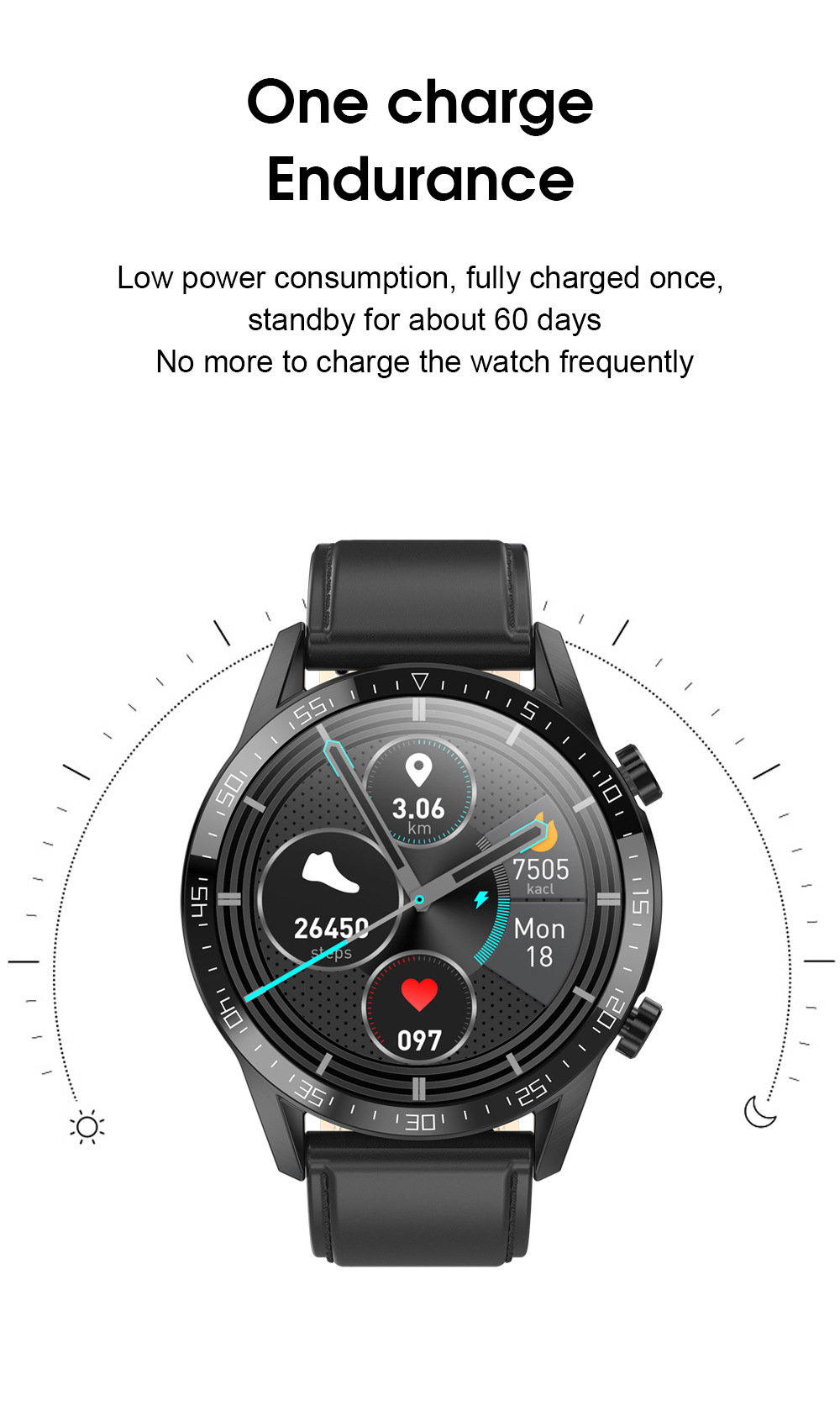 T03  SmartWatch 24 hours continuous temperature  Business watch ECG PPG  Sport Watches