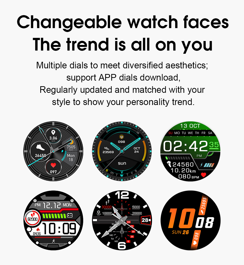 T03  SmartWatch 24 hours continuous temperature  Business watch ECG PPG  Sport Watches