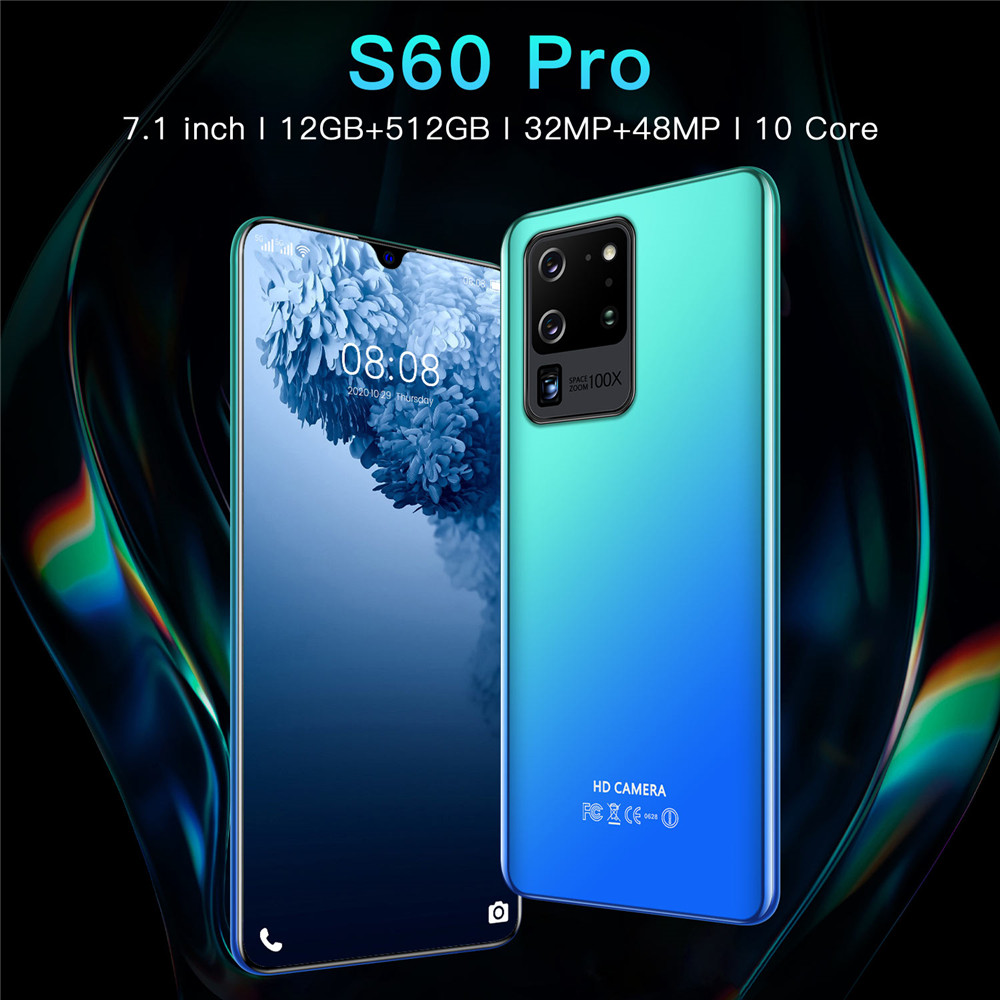 S60Pro 4G/5G Network 7.1 inch ink screen removable back cover 12+512GB of memory Android smartphones